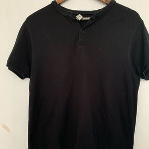 Saint Laurent Paris Black Polo shirt